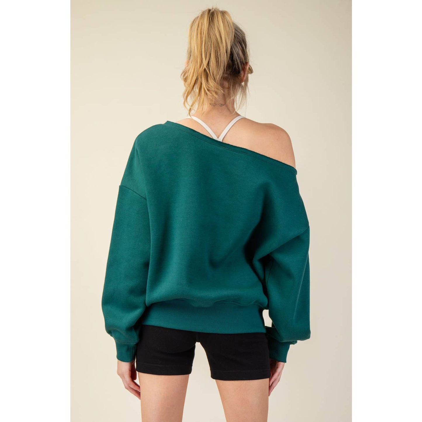 Ainsley Off The Shoulder Long Sleeve Top
