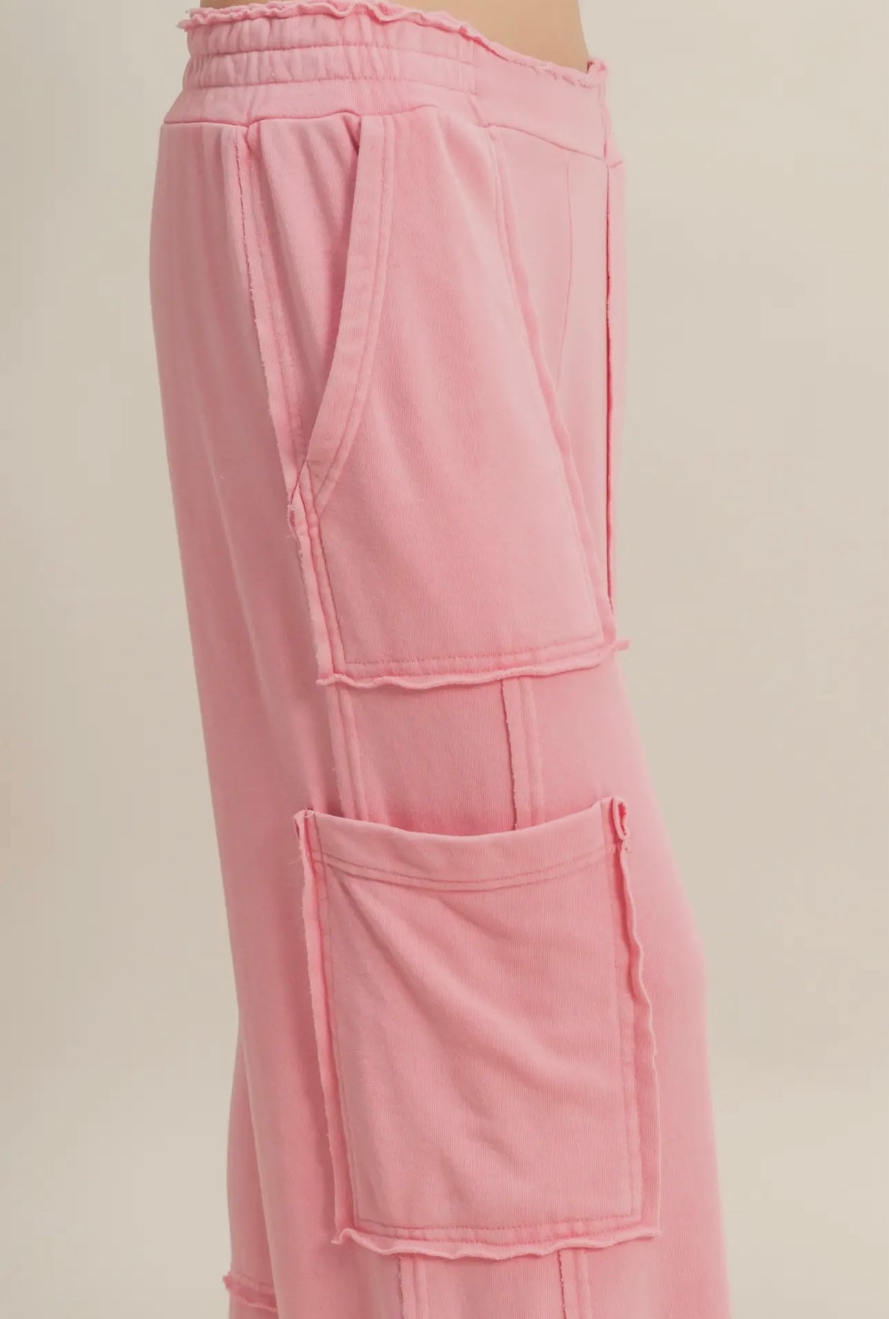 Mineral Washed Cargo Sweatpants