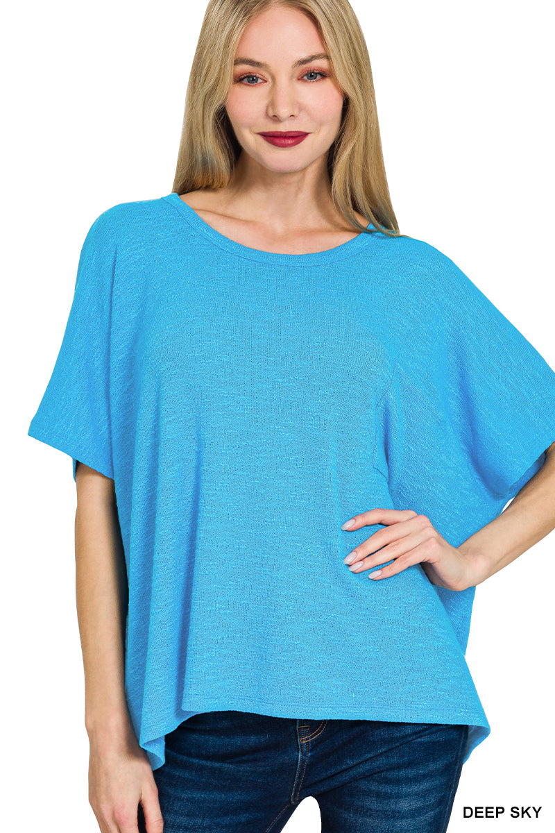 Oversized Hacci Top