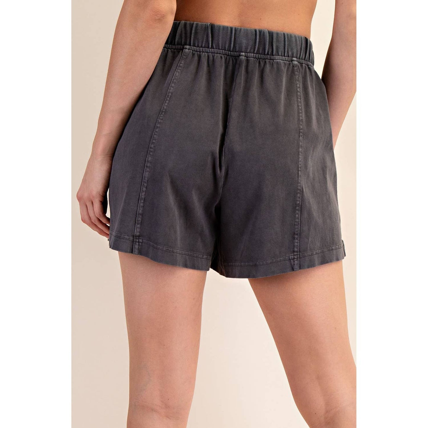 Mineral Washed Cotton Shorts