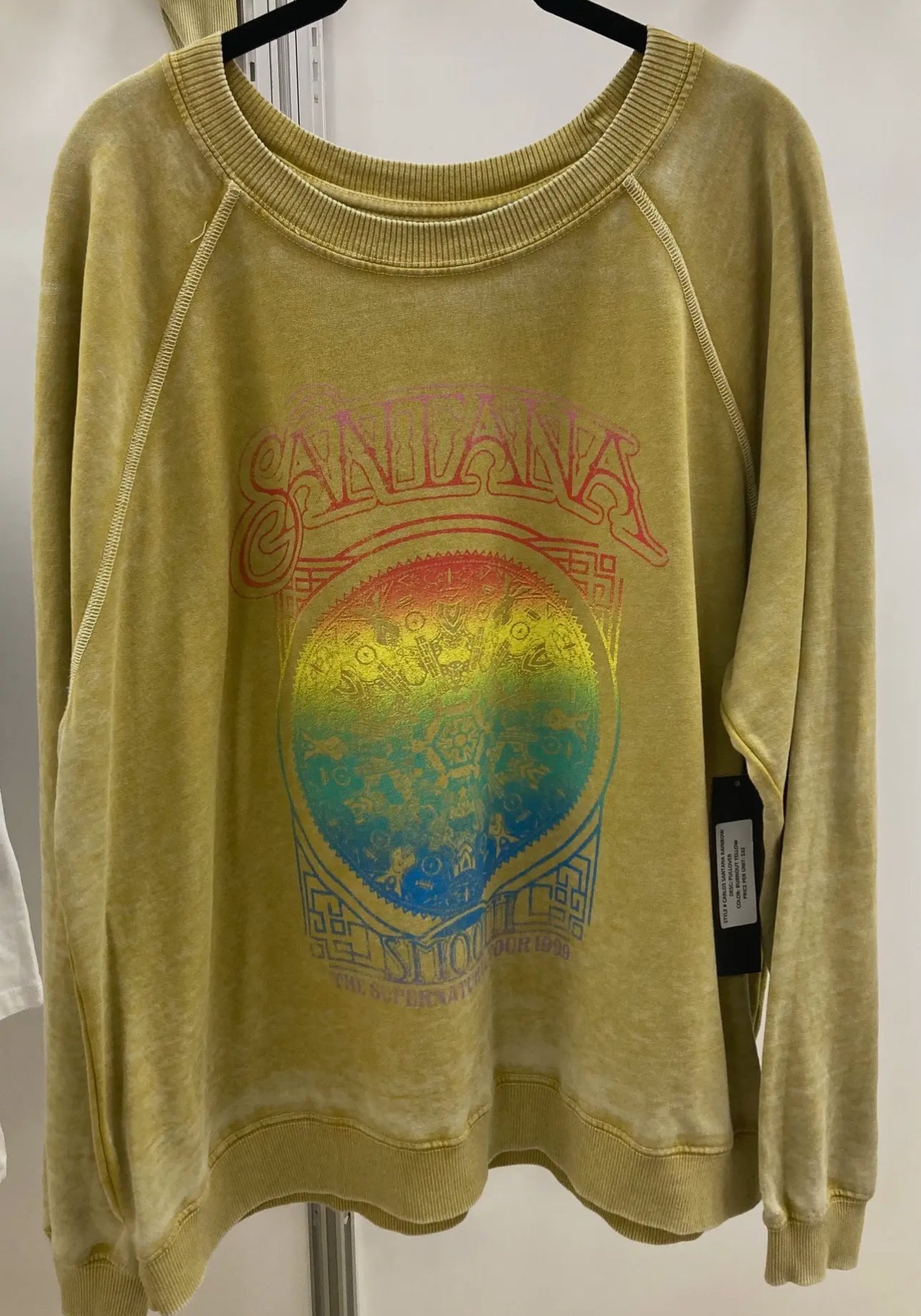 Santana Rainbow Burnout Sweatshirt