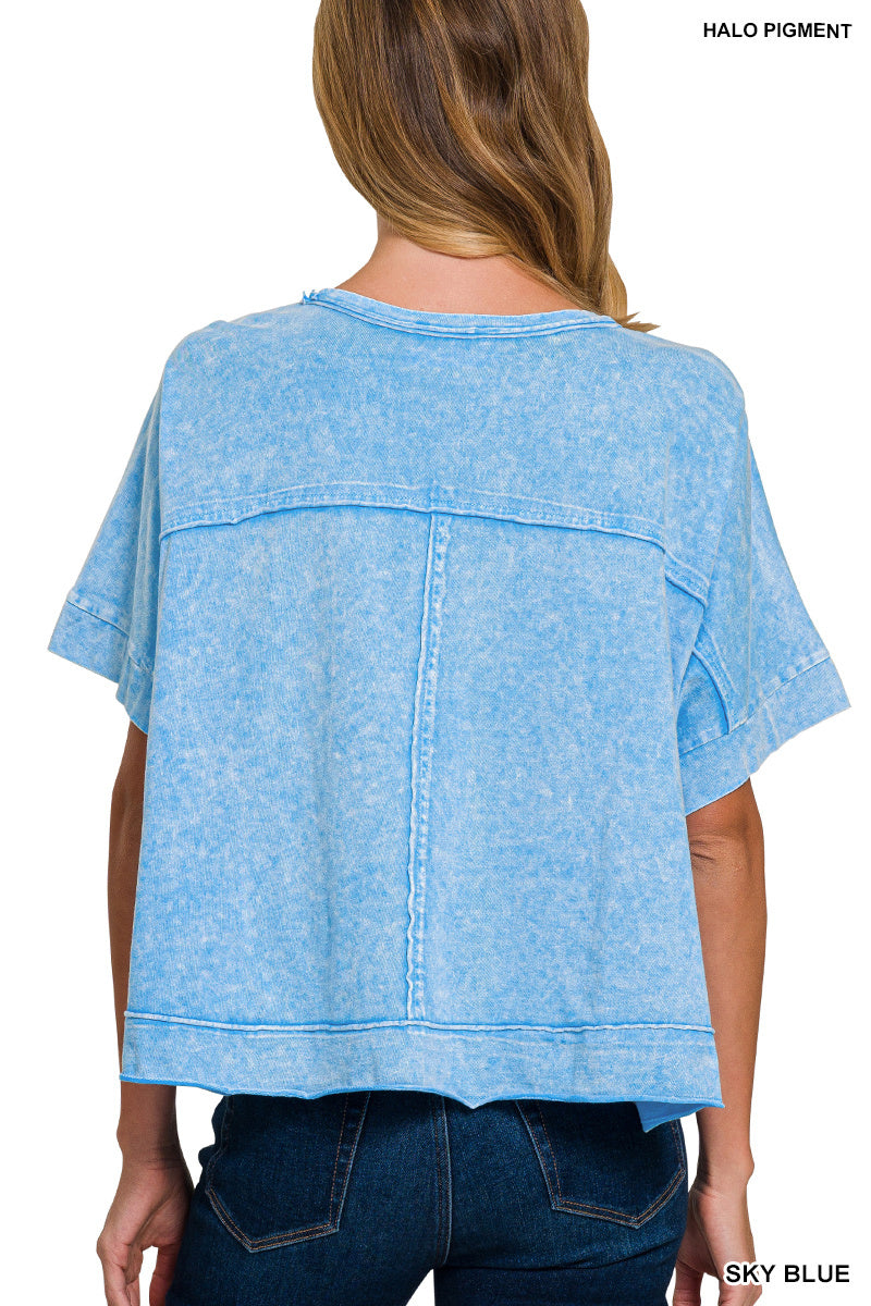 Mineral Washed Pocket Tee