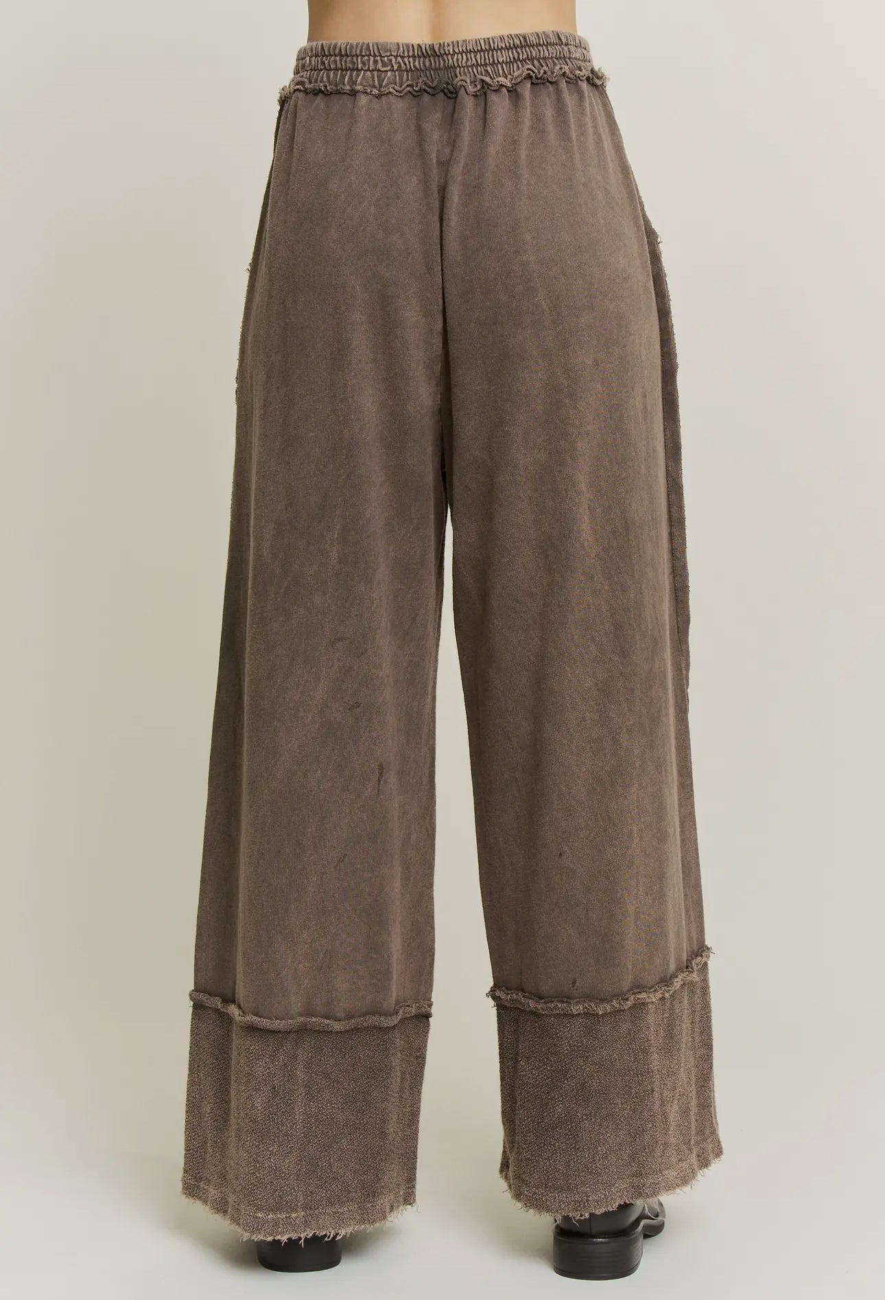 Mandy Mineral Washed Wide Leg Pants