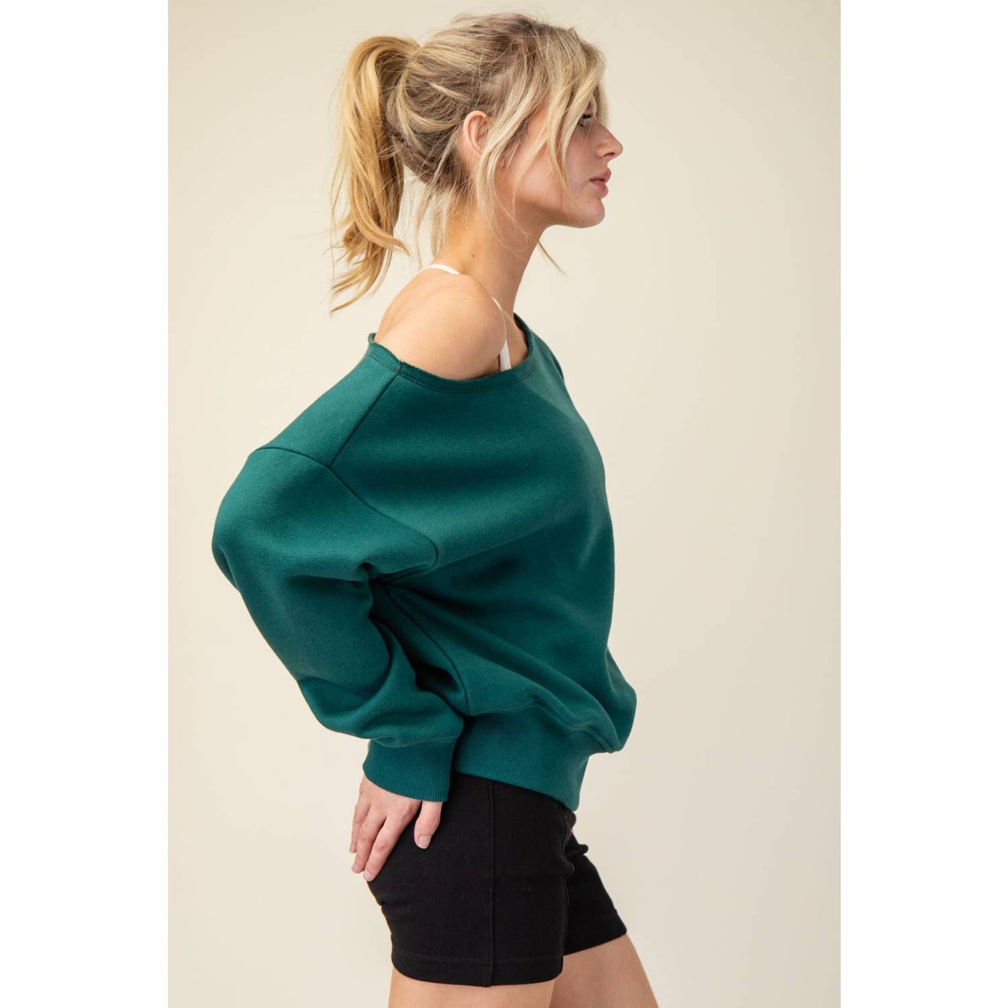 Ainsley Off The Shoulder Long Sleeve Top