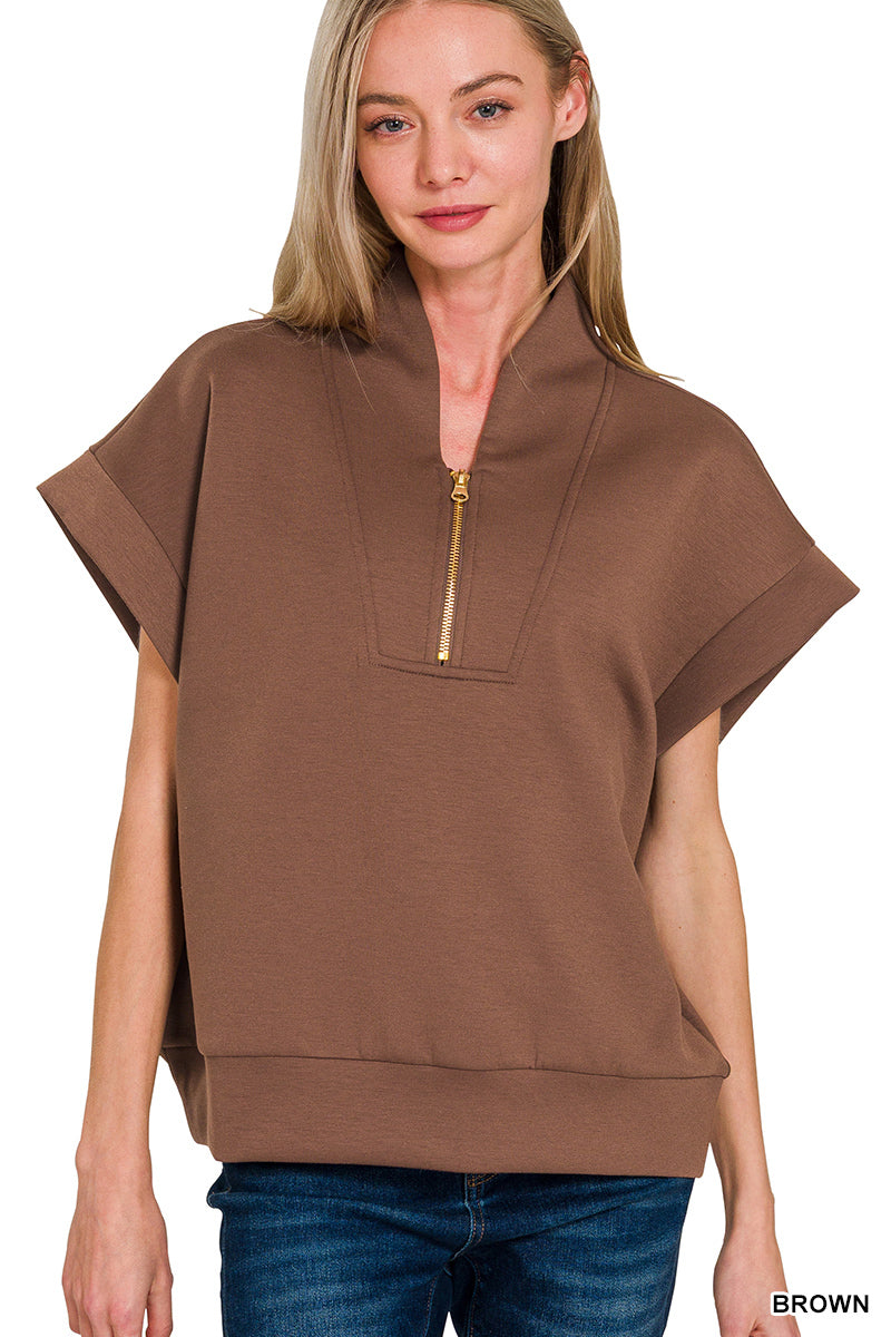 Half Zip Scuba Vest