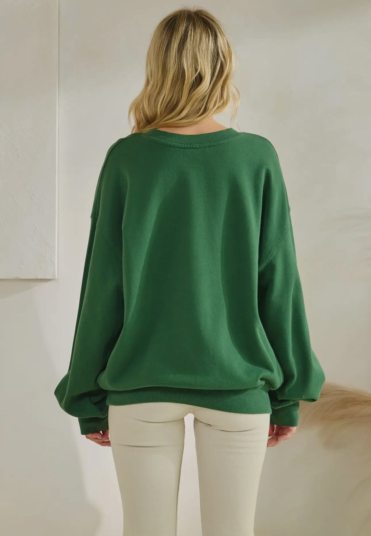 MERRIER WITH A MARTINI SWEATSHIRT