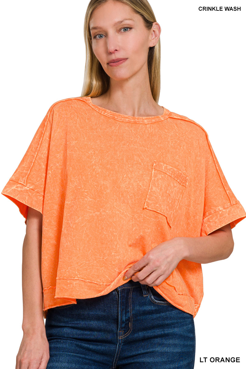 Mineral Washed Pocket Tee