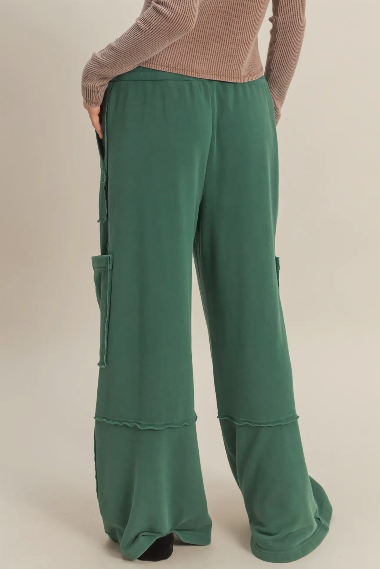 Mineral Washed Cargo Sweatpants