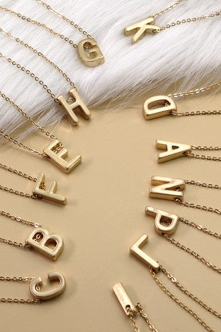 Initial Pendent Necklace