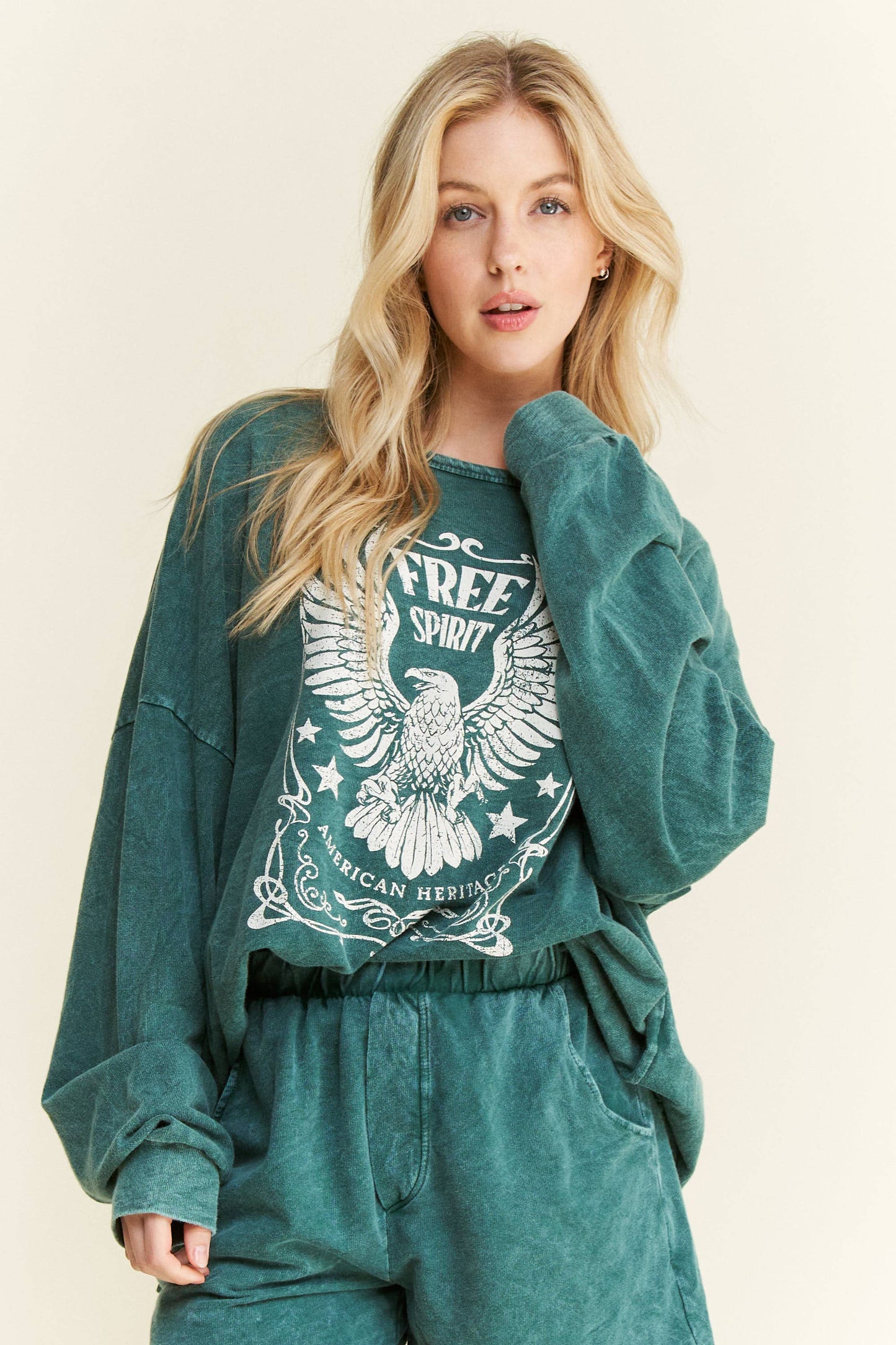 Mineral Washed Free Spirit Sweatshirt