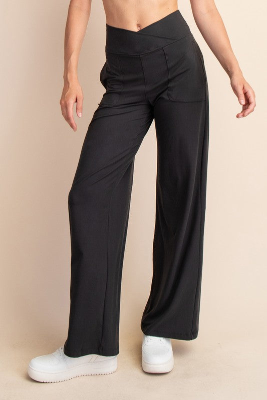 Vivian V Waist Wide Pants