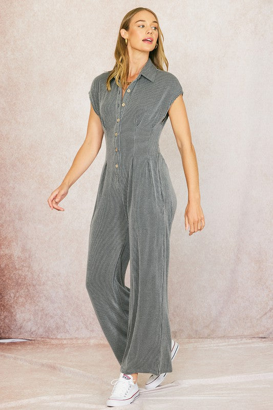 Rachel Ribbed Jumpsuit