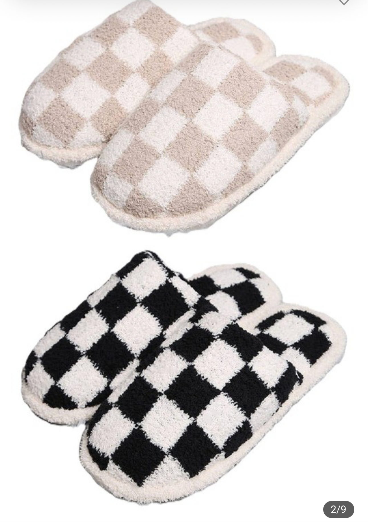 Checkered Slippers