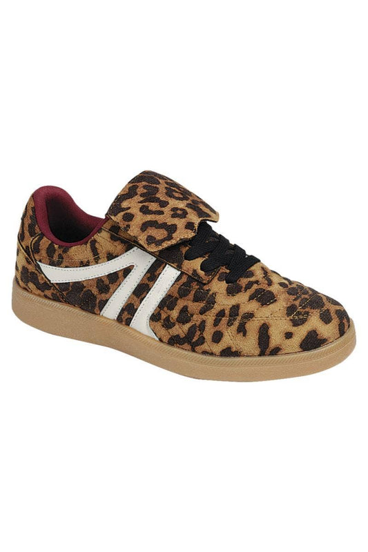 Women’s Lace Up Sneakers LEOPARD