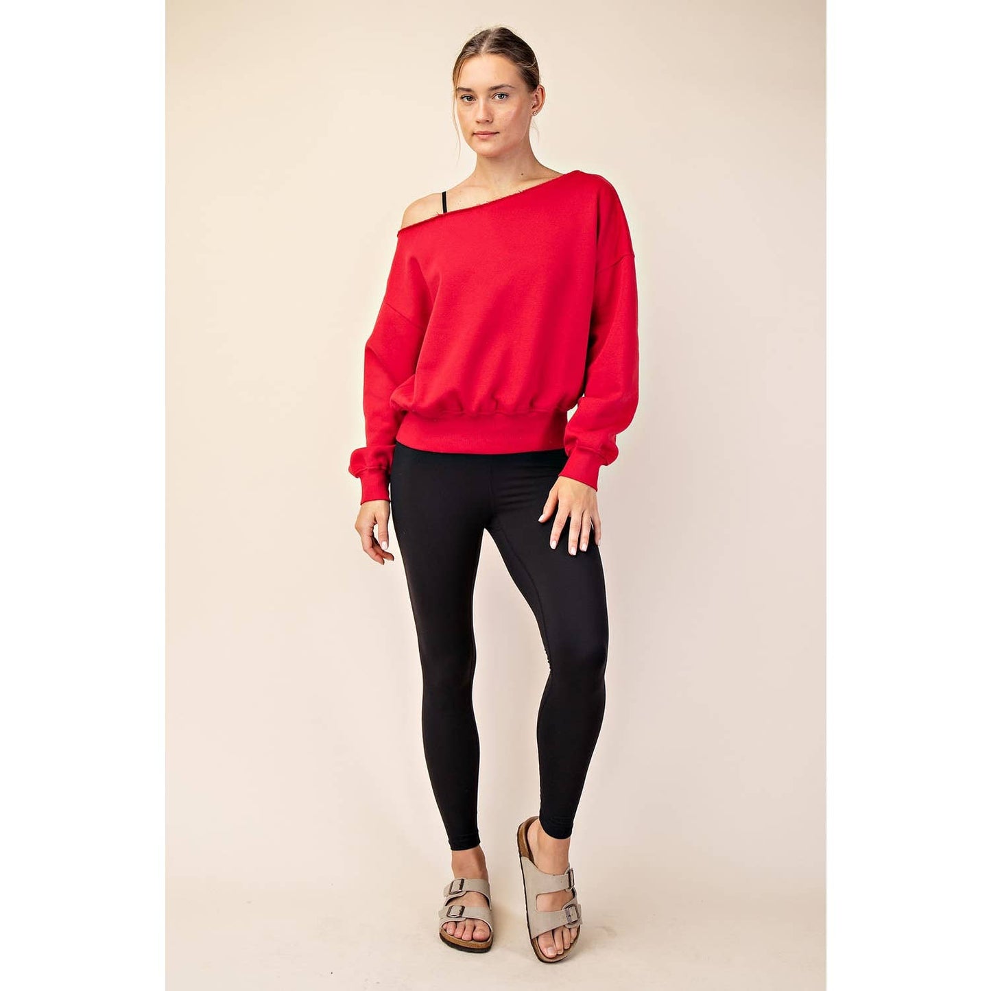 Ainsley Off The Shoulder Long Sleeve Top