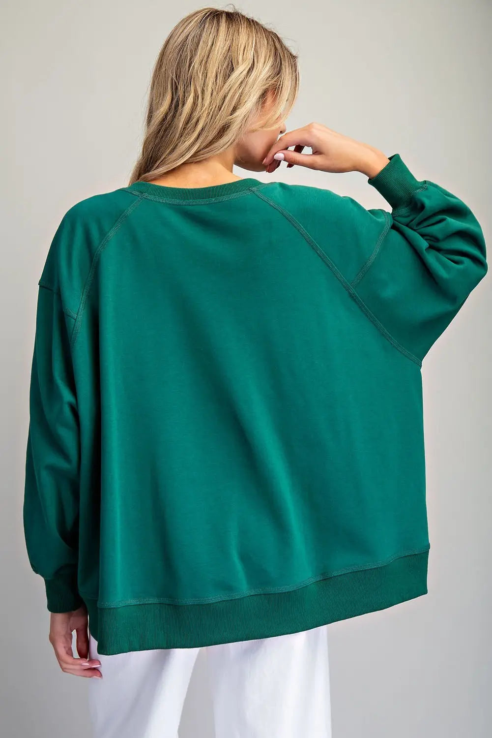 Christmas Graphic High-Low Sweatshirt