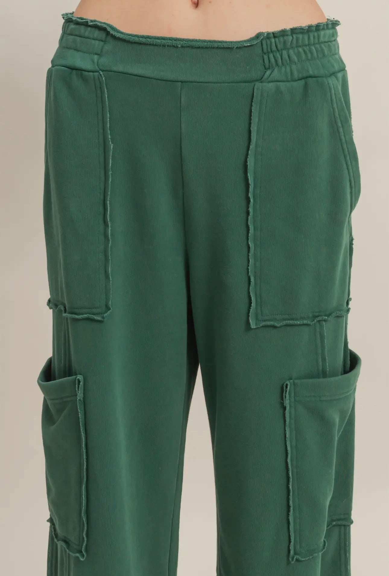 Mineral Washed Cargo Sweatpants