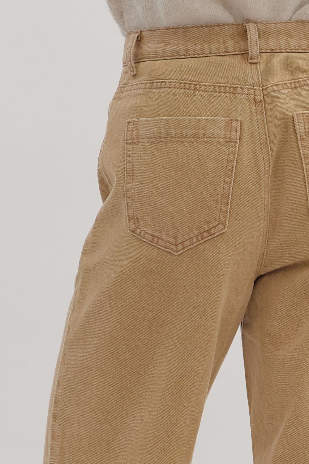 Front Pocket Wide Leg Jeans