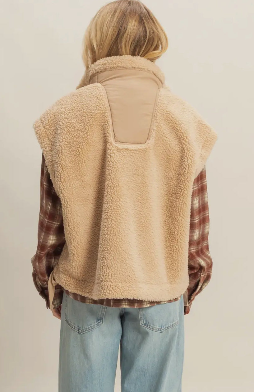 Cozy Sherpa Vest