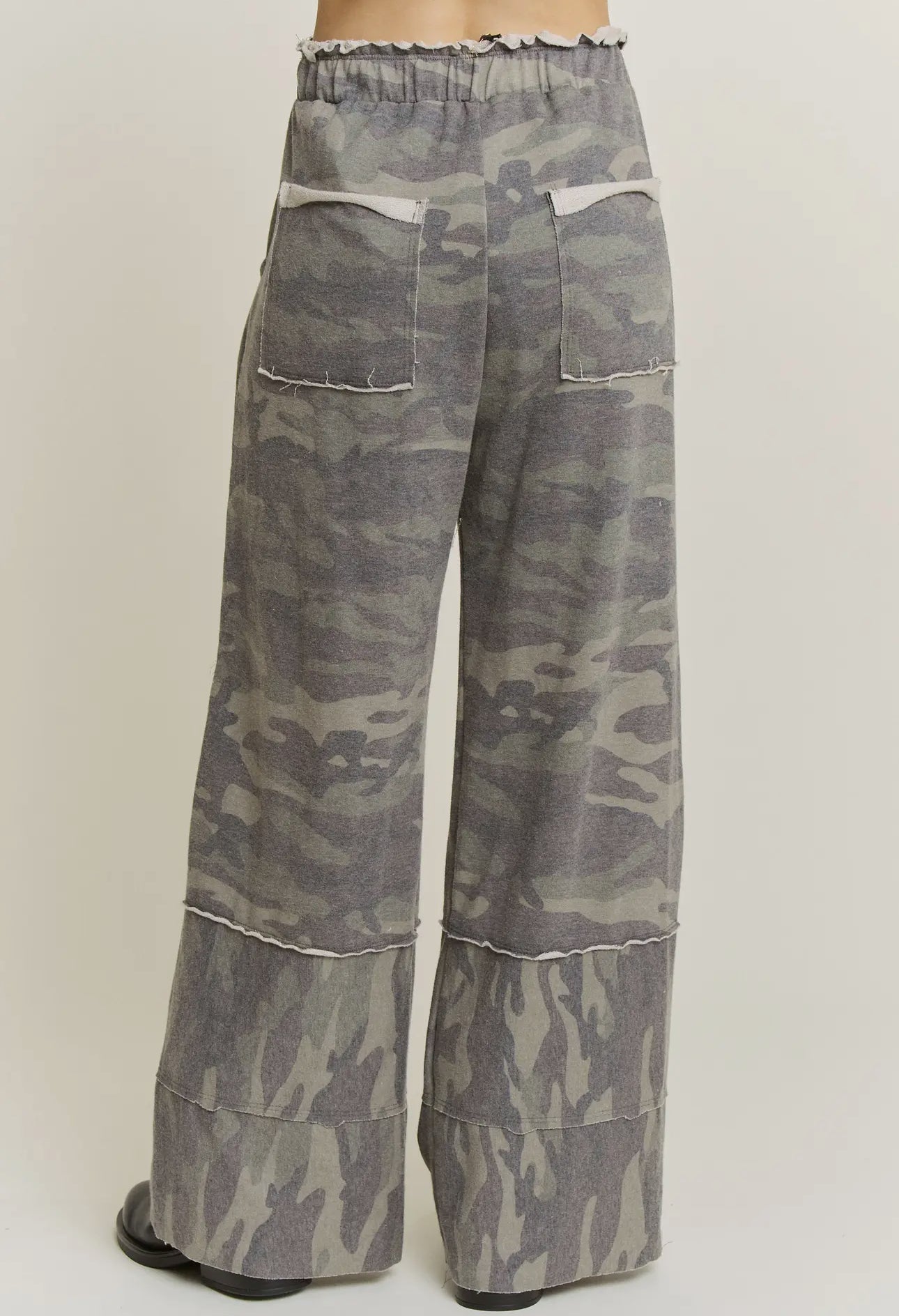Washed Terry Camo Sweatpants