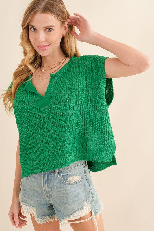 Trish Sleeveless Sweater