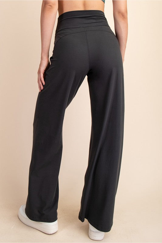 Vivian V Waist Wide Pants