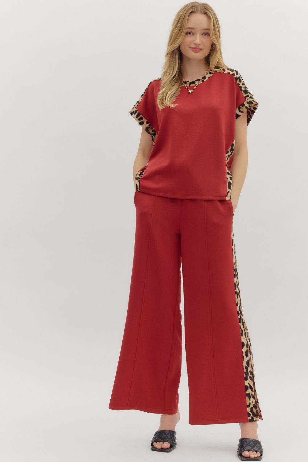 Leopard Trim Scuba Set