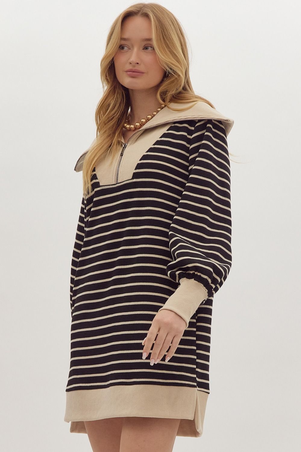 Sadie Striped Sweater Dress