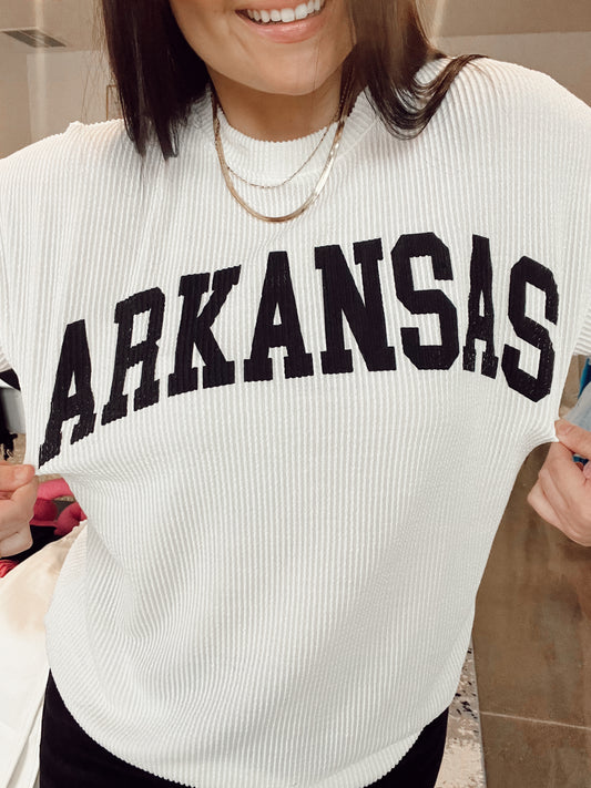 Ribbed Arkansas Sweatshirt