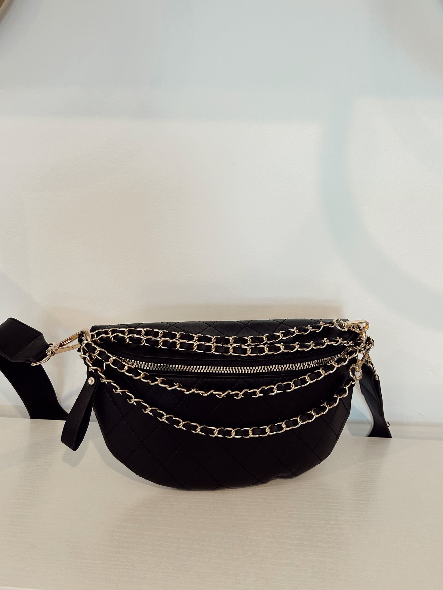 Belline Chain Accent Convertible Sling