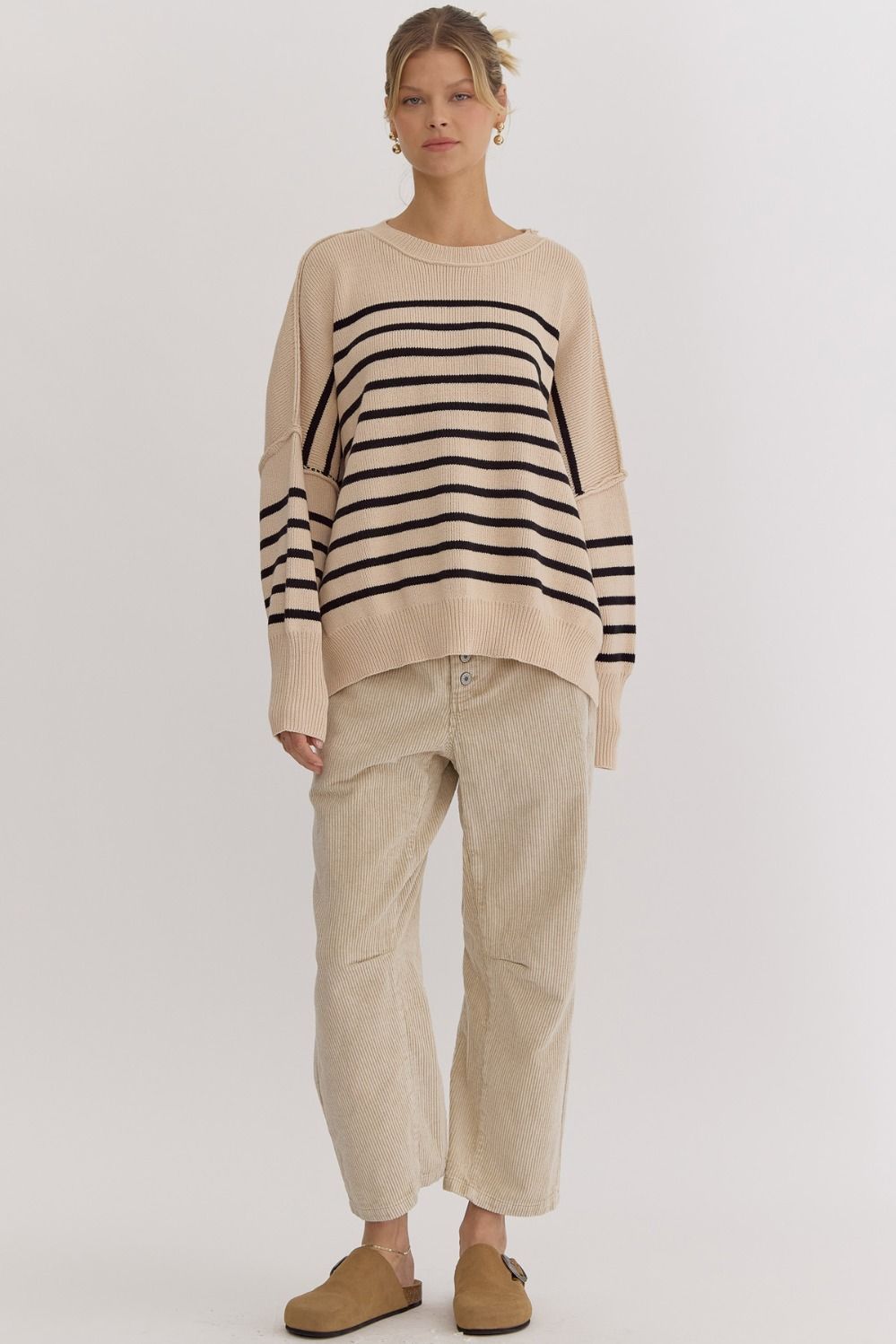 Oliver Oversized Striped Sweater