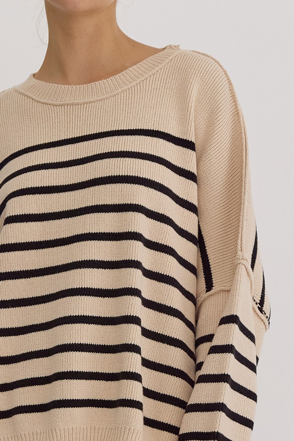 Oliver Oversized Striped Sweater