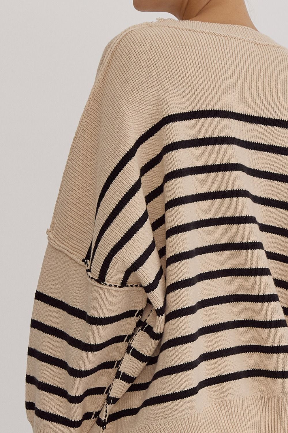 Oliver Oversized Striped Sweater