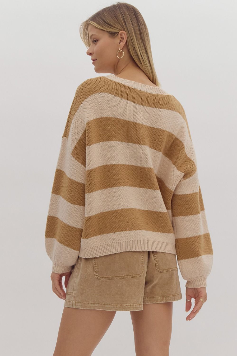 Shaylee Striped Sweater