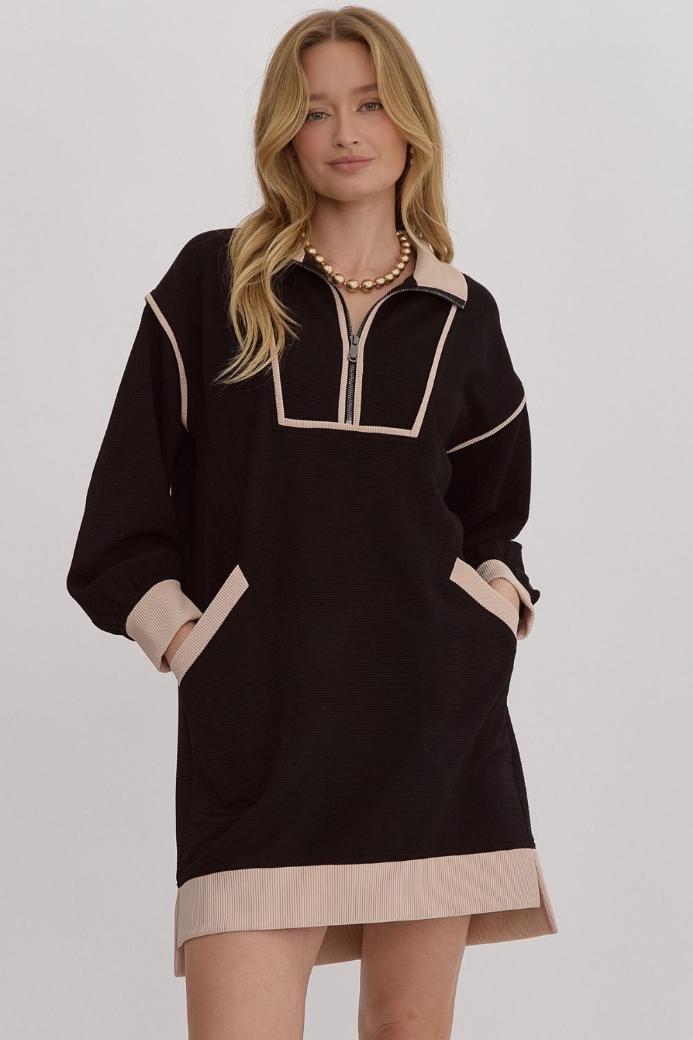 Zoe Zip Up Dress