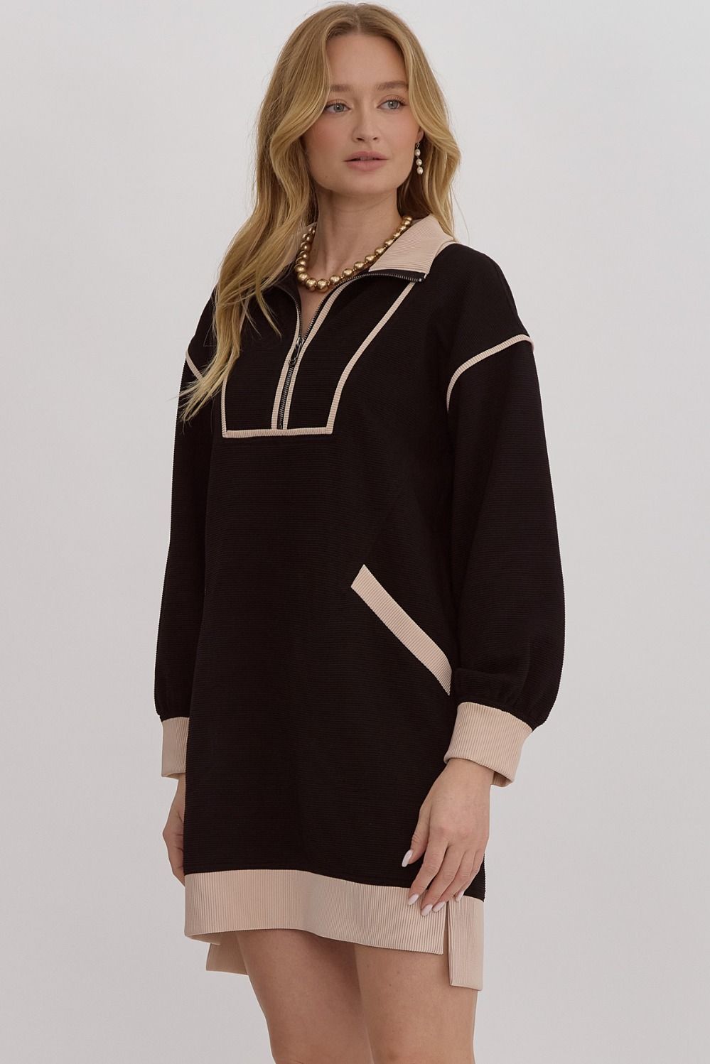 Zoe Zip Up Dress