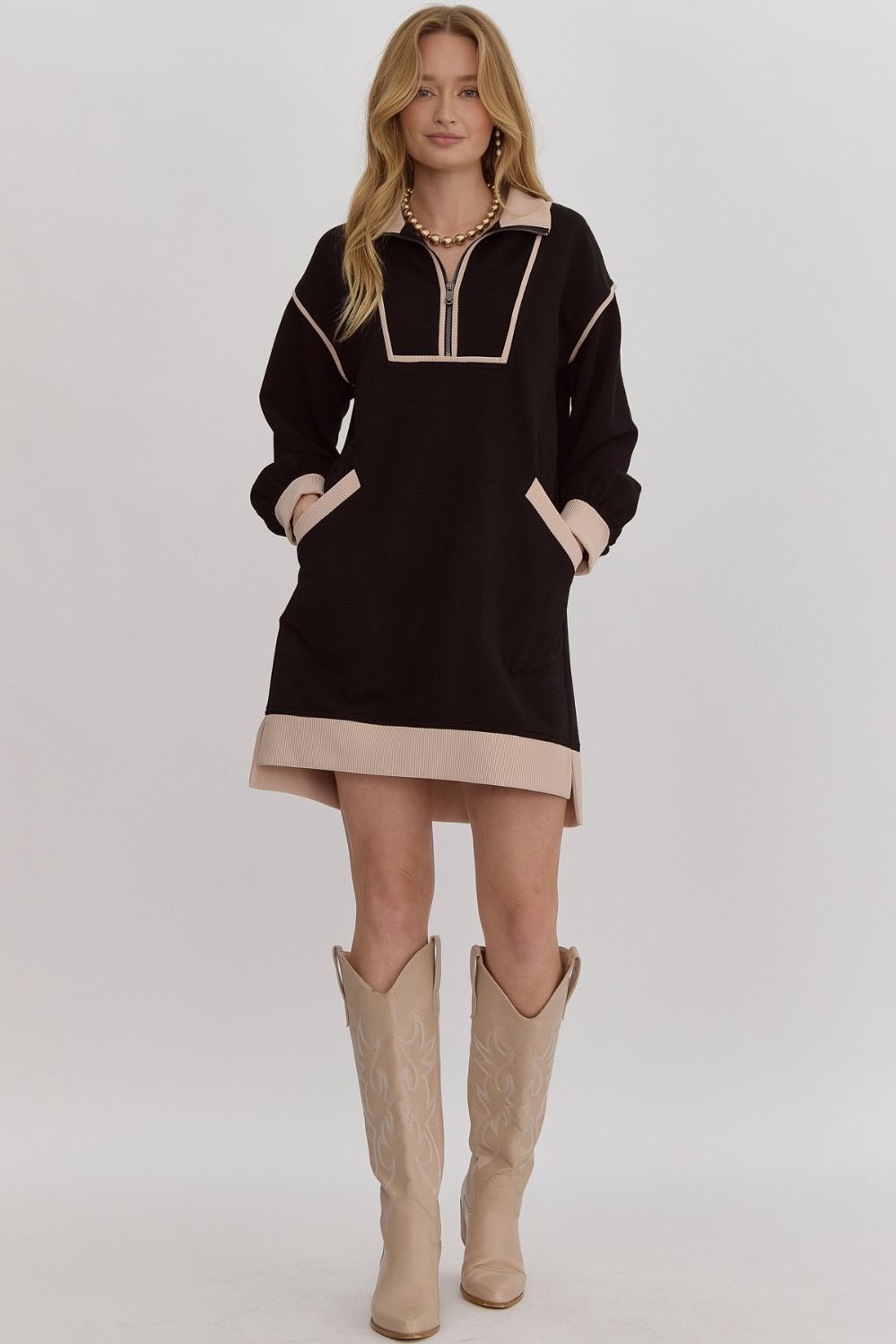 Zoe Zip Up Dress