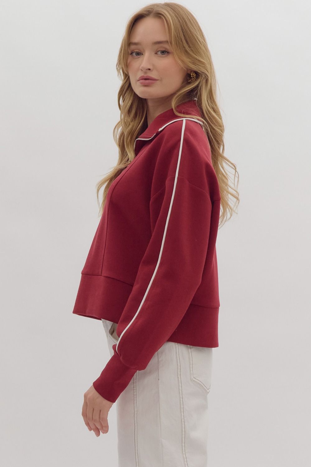 Hazel Half Zip Top