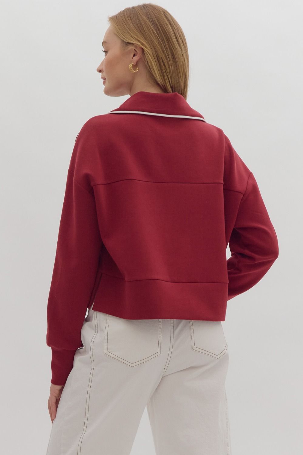 Hazel Half Zip Top