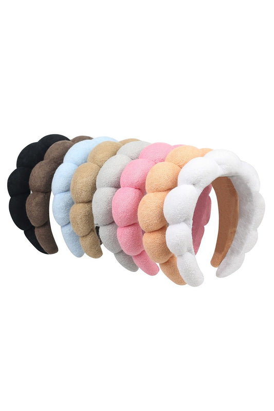 Spa Sponge Terry Towel Headband