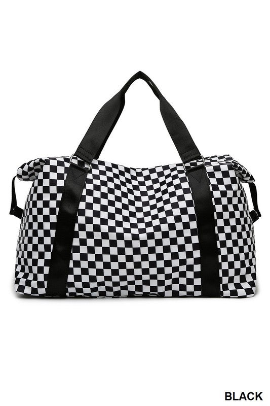 Checkered Tote Bag