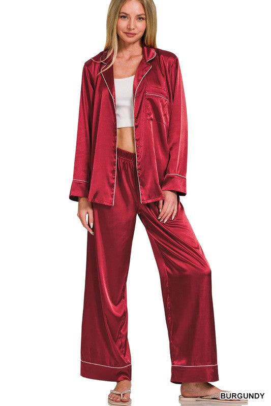 Sydney Satin Pajamas