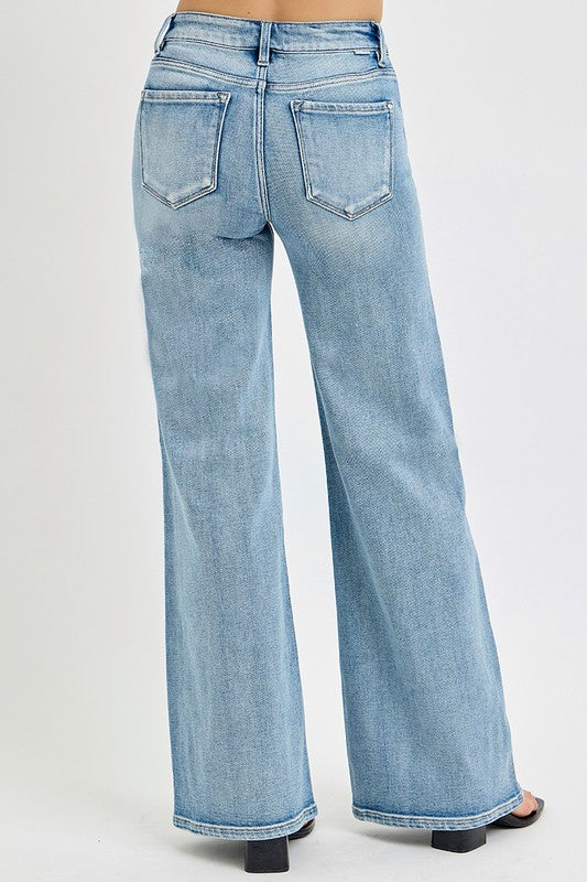 Millie Mid Rise Wide Jeans