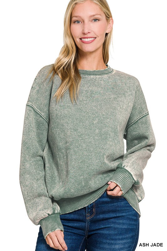 Paloma Acid Wash Pullover