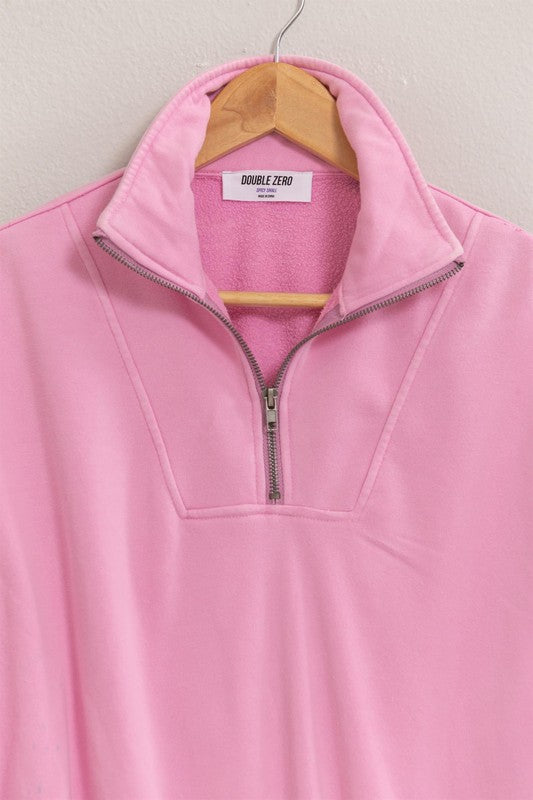 Hazel Half Zip Sweatshirt