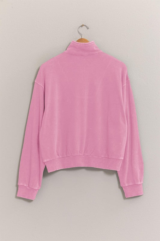 Hazel Half Zip Sweatshirt