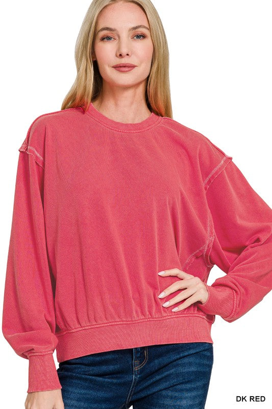 Freya Fleece Round Neck Pullover