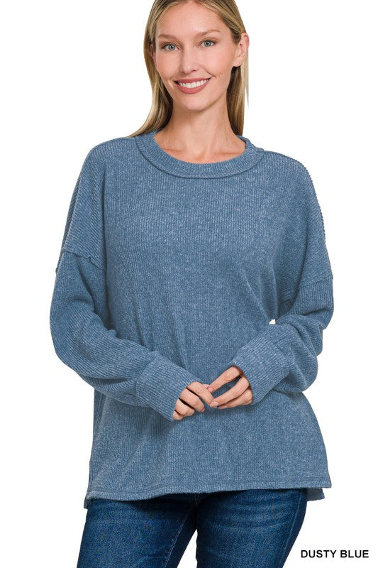 Elise Exposed Seam Sweater