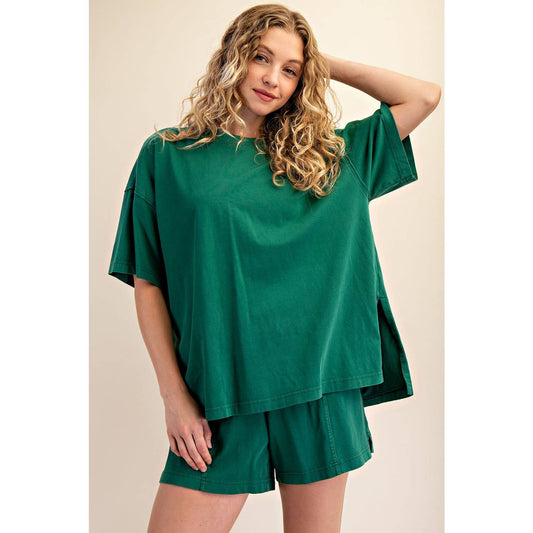 Mineral Washed Cotton Top